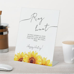 Pedestal Sign Brautparty in einem eleganten Stil. Sockelschild