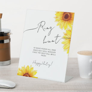 Pedestal Sign Brautparty in einem eleganten Stil. Sockelschild