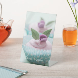 Pedestal Sign Cupcake Sockelschild