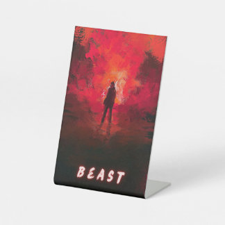 Pedestal Sign Sockelschild