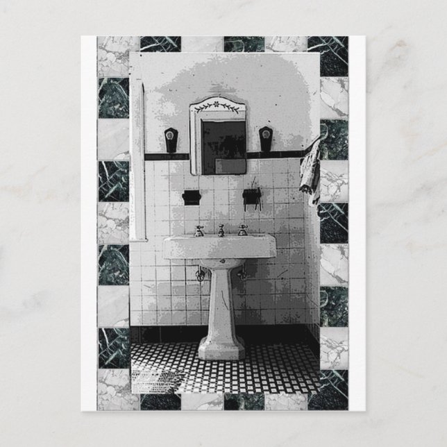PEDESTAL SINK TESSA 1.jpg Postkarte (Vorderseite)