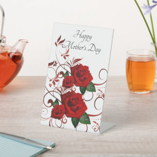 Pedestal-Zeichen, glücklicher Muttertag Sockelschild