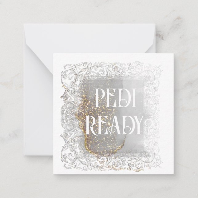 *~* PEDI BEREIT? AP63 Relationship Flat Note Card Mitteilungskarte (Vorderseite)