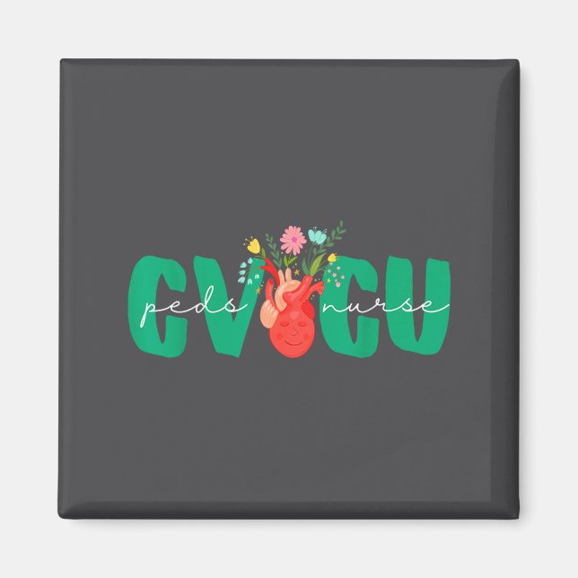 Pediatric Cvicu Nurse Cardiovascular Intensive Car Magnet (Vorne)