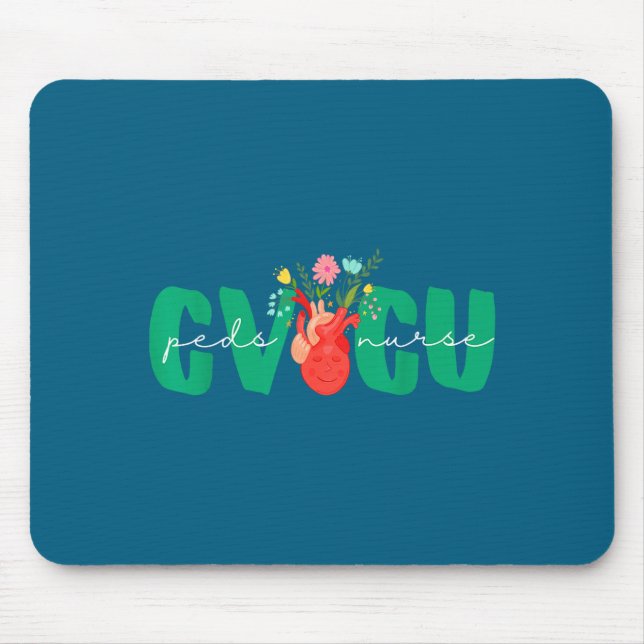 Pediatric Cvicu Nurse Cardiovascular Intensive Car Mousepad (Vorne)