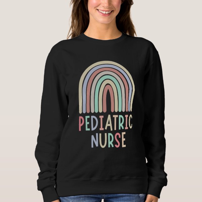 Pediatric Nurse Future Nursing School For Women  1 Sweatshirt (Vorderseite)