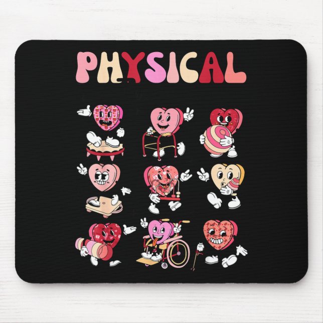 Pediatric Physical Therapy Pt Pta Happy Valentine' Mousepad (Vorne)