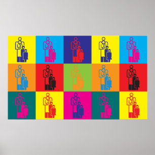 Pediatrie Pop Art Poster