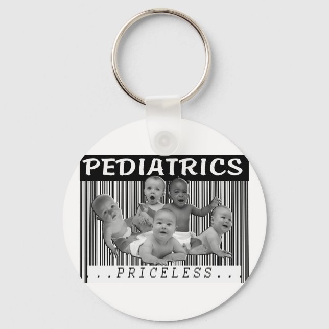 PEDIATRIK - SCHLIESSBARCODE SCHLÜSSELANHÄNGER (Vorderseite)