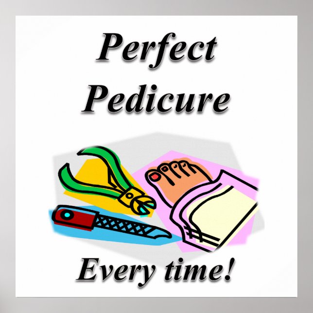 Pedicure Poster Matte (Vorne)