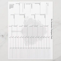 Pedigree Paper der sechsten Generation