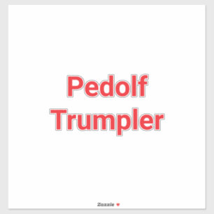 Pedolf Trumpler Hankamer Artjunkhaus Fun Comic Kun Aufkleber