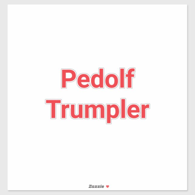Pedolf Trumpler Hankamer Artjunkhaus Fun Comic Kun Aufkleber (Blatt)