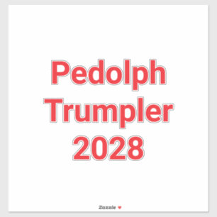 Pedolph Trumpler 2028 Hankamer Artjunkhaus Comic Aufkleber