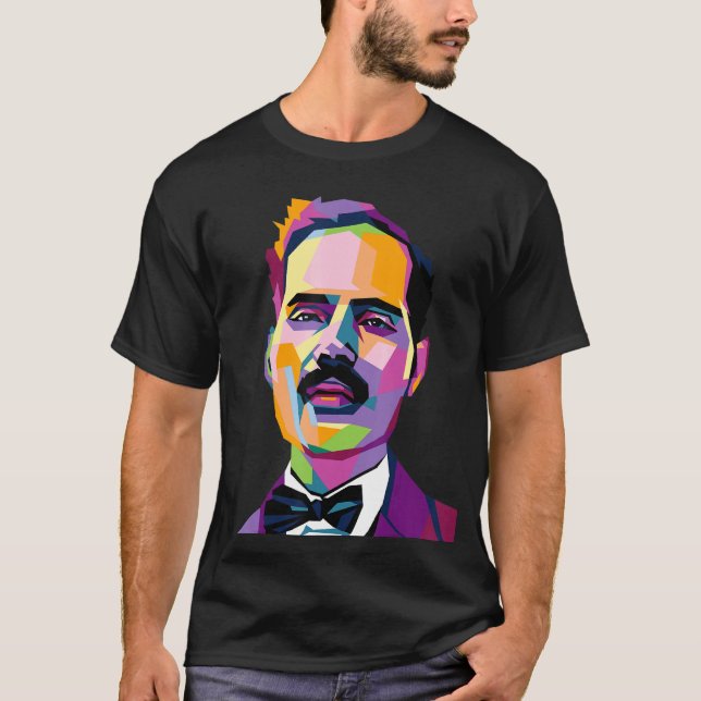 Pedro Albizu Campos Puerto Rico History Resiste Po T-Shirt (Vorderseite)