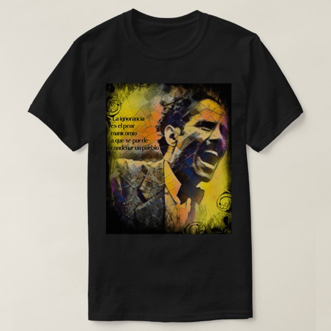 Pedro Albizu Campos  T-Shirt (Design vorne)