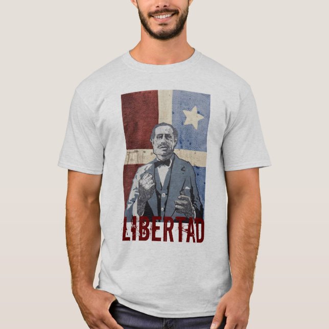 Pedro Albizu Campos T-Shirt (Vorderseite)