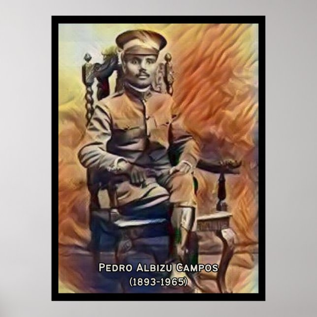 Pedro Albizu Campos Vintage Poster (Vorne)