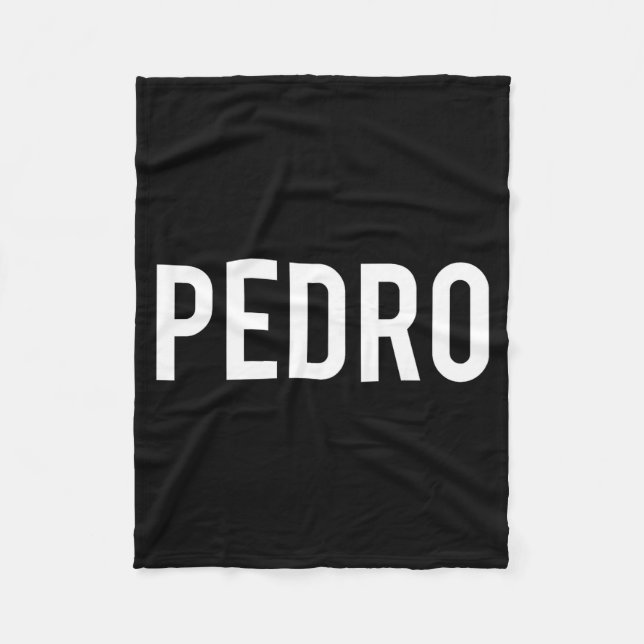 Pedro - Cool New Funny Name Fan Gift Tee  Fleecedecke (Vorderseite)