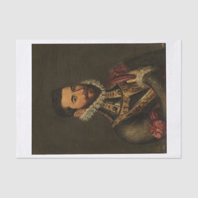 Pedro De Medici von Tintoretto Decoupage Seidenpapier (Vorderseite)