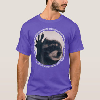 Pedro Lustiger Waschbär Tanz Meme lustig T-Shirt