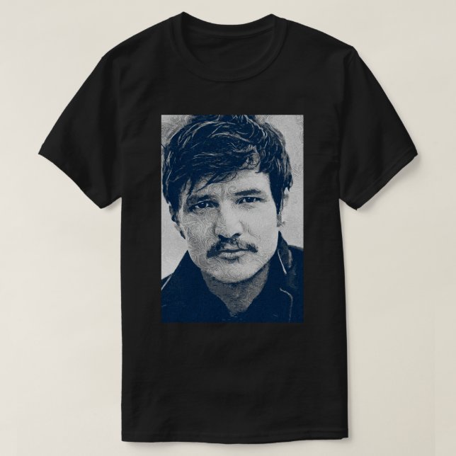 Pedro Pascal 90 T-Shirt (Design vorne)