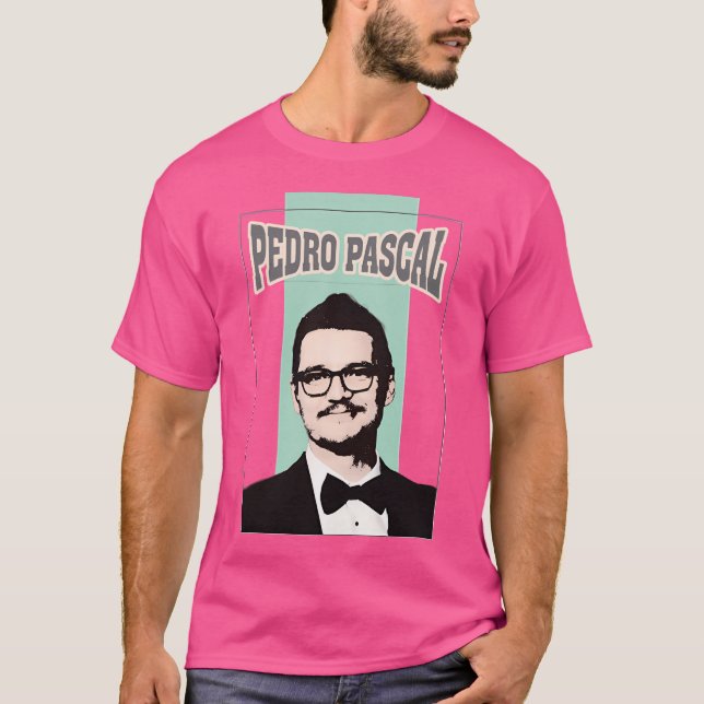 Pedro Pascal Glasses T-Shirt (Vorderseite)