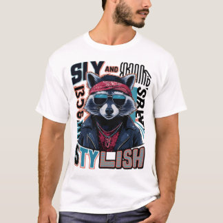 Pedro Raccoon stilvoll T-Shirt