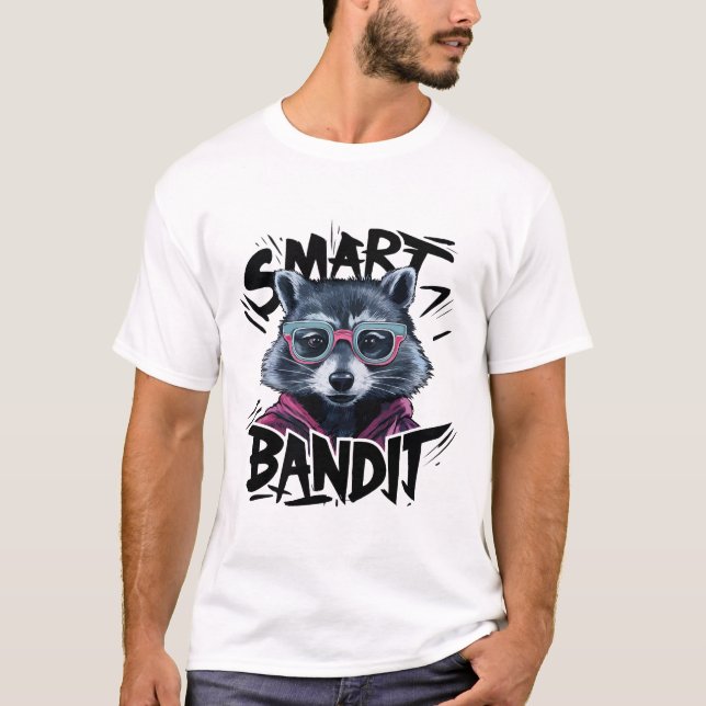 Pedro Raccoon stilvoll T-Shirt (Vorderseite)