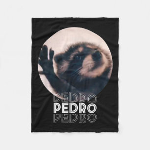Pedro Racoon Dance Populäre Internet Meme Mapache  Fleecedecke
