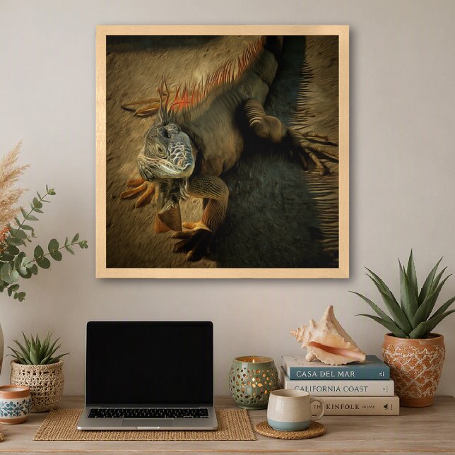 Pedro the Iguana 0768 Art Print Poster (Von Creator hochgeladen)