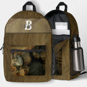 Pedro the Iguana 0768 Bedruckter Rucksack