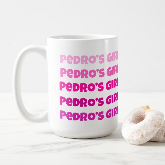Pedros Mädchen Kaffeetasse (Mit Donut)
