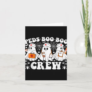 Peds Boo Boo Crew Funny Ghost Halloween Pädiatrie Karte