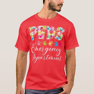 PEDS Emergency Department Pädiatrie Nurse Doctor T-Shirt