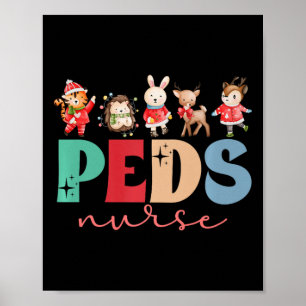 Peds Kinderheilkunde Weihnachten Kinderheilkunde W Poster