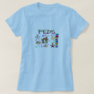 peds Krankenschwester KINDERzeichnen T-Shirt