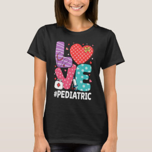 Peds Nurherz Stethoscope Pädiatrische Krankenpfleg T-Shirt