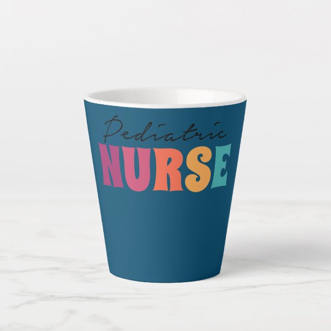 Peds Nurses Pädiatrische ICU NICU Krankenpflege Ki Milchtasse (Vorderseite)