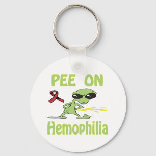 Pee On Hemophilia Schlüsselanhänger