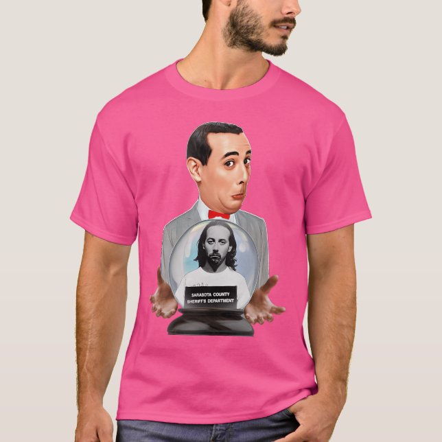 Pee Wee Herman Mugshot T-Shirt (Vorderseite)