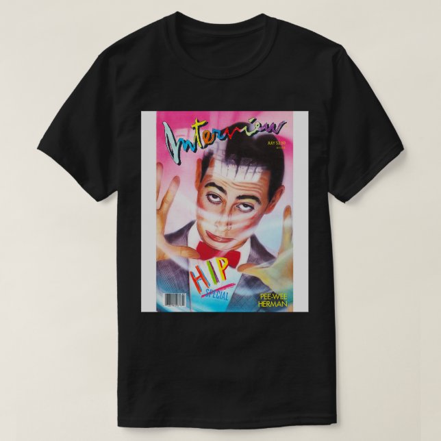Pee Wee Interview Magazine 1987 T-Shirt (Design vorne)