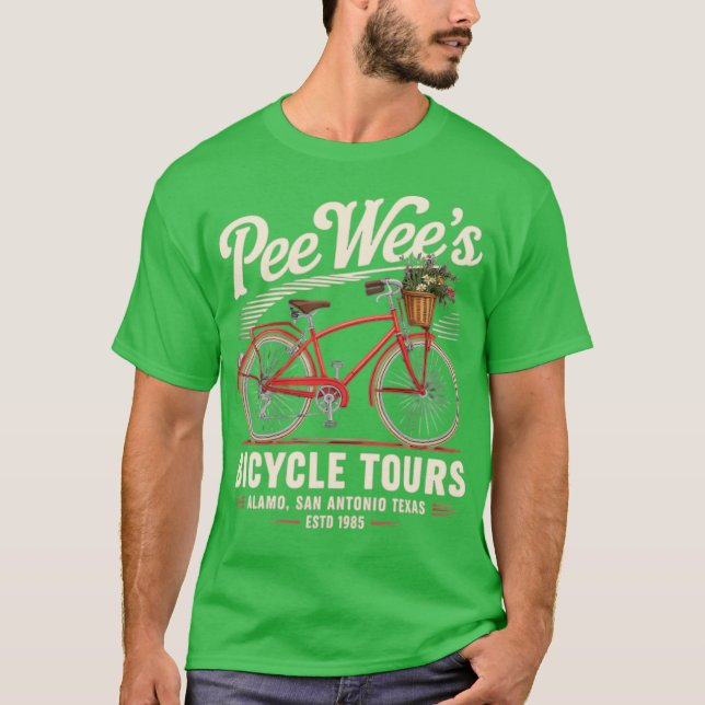 Pee Wee's Bicycle Tours T-Shirt (Vorderseite)