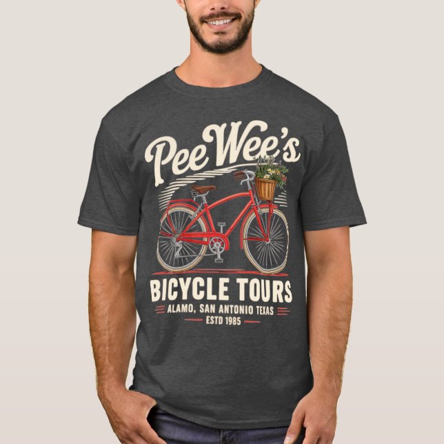 Pee Wee's Bicycle Tours T-Shirt (Vorderseite)