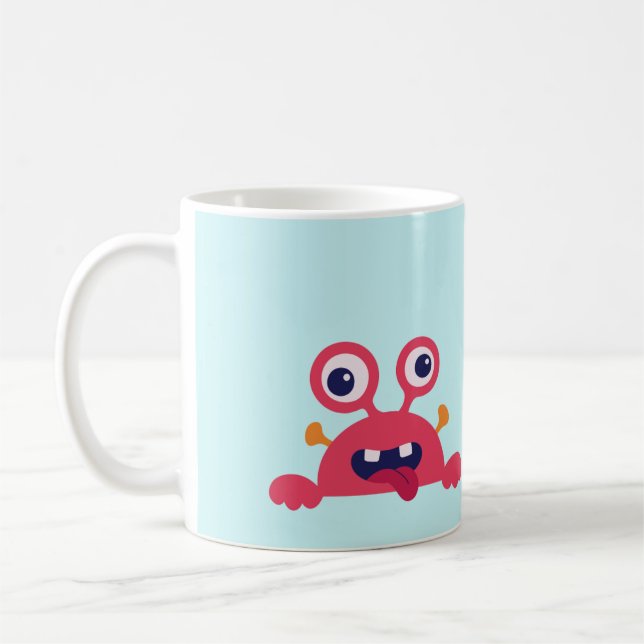 Peek-a-Boo - Cute Crab Kaffeetasse (Links)