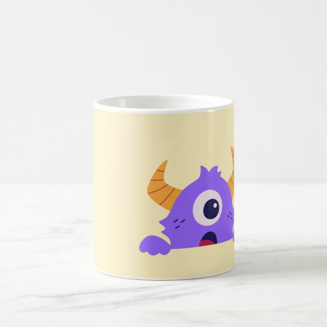 Peek-a-Boo - Cute Monster Kaffeetasse (Mittel)