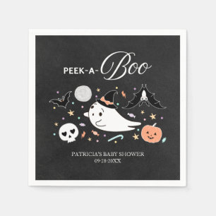 Peek-A-Boo-Geist-Halloween-Junge-Baby-Party-Servie Serviette
