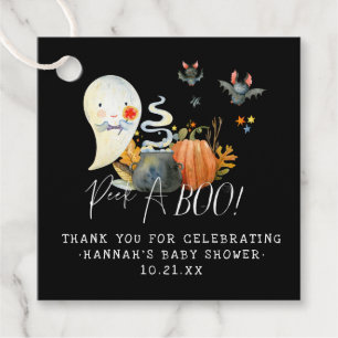Peek-A-Boo Kleiner Geist Halloween-Baby-Party Geschenkanhänger