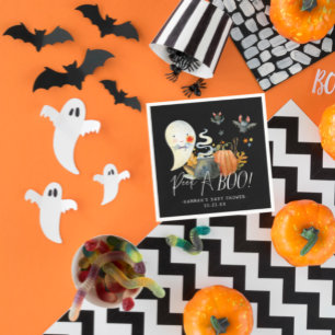 Peek-A-Boo Kleiner Geist Halloween-Baby-Party Serviette