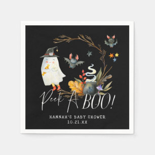Peek-A-Boo Kleiner Geist Halloween-Baby-Party Serviette
